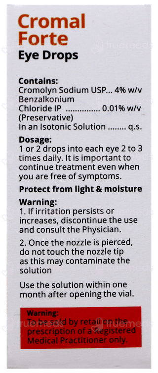 Cromal Forte Eye Drops 5Ml